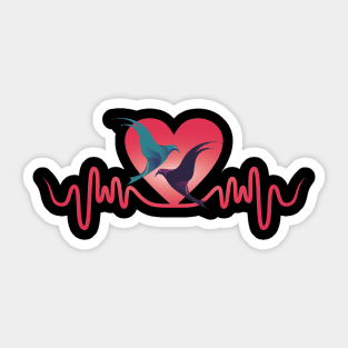 Love Birds for Lovers, Gift for your loved one. Sticker